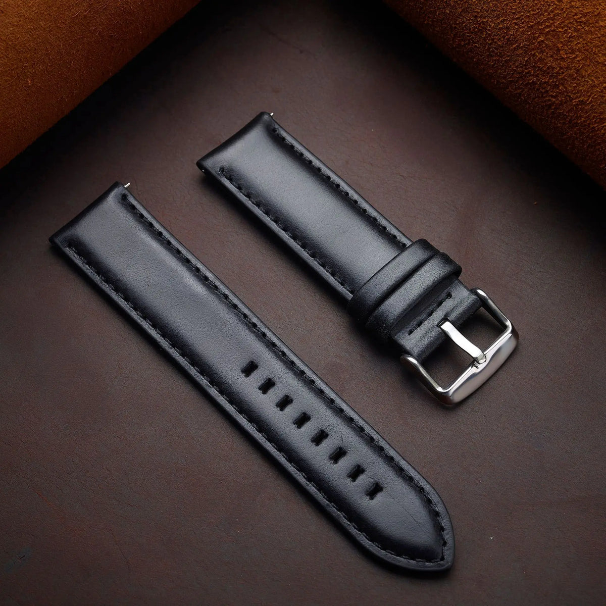 Artisan Reserve leather watch strap - color options
