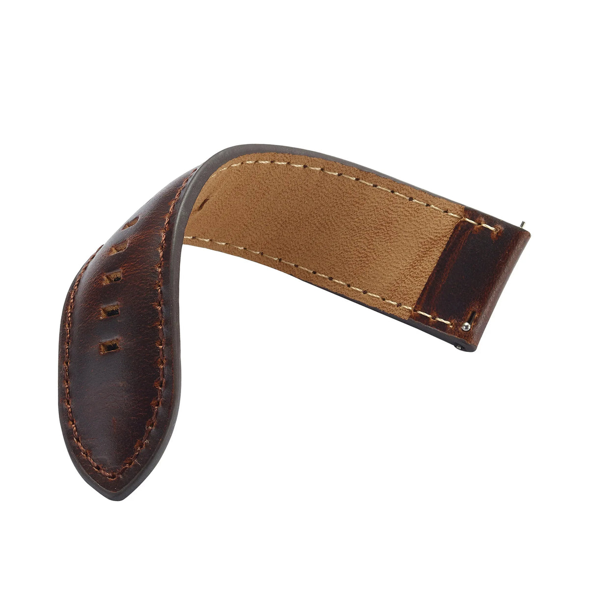 Artisan Reserve leather watch strap - texture detail